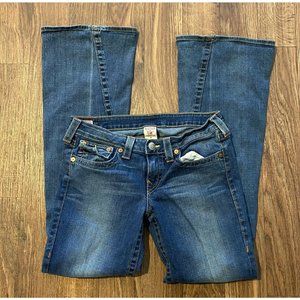 True Religion Womens Blue Jeans Size 31 Bootcut/flared
